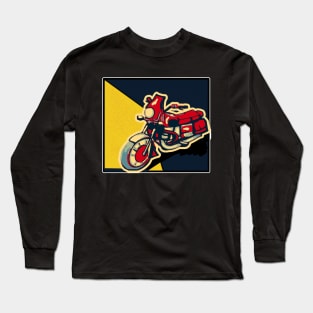 Retro Motorcycle Long Sleeve T-Shirt